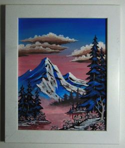 Mountain painting