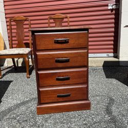 Wood File Cabinet 
