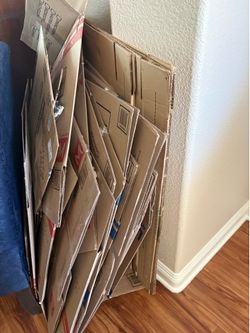 Clean slightly used moving boxes.