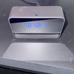 Hidden Camera Clock 