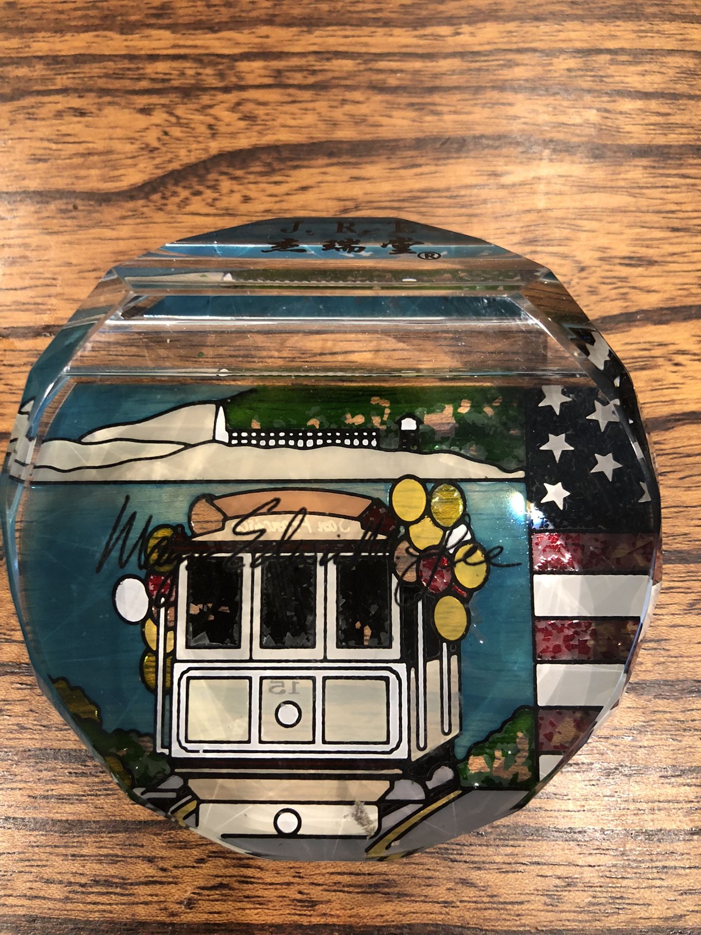 San Francisco Trolley Card Holder/Paper Weight