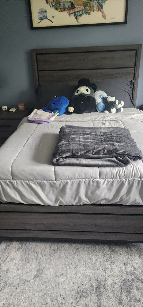 Full Size Bed Frame Only $400 With Mattress And Box Spring $600