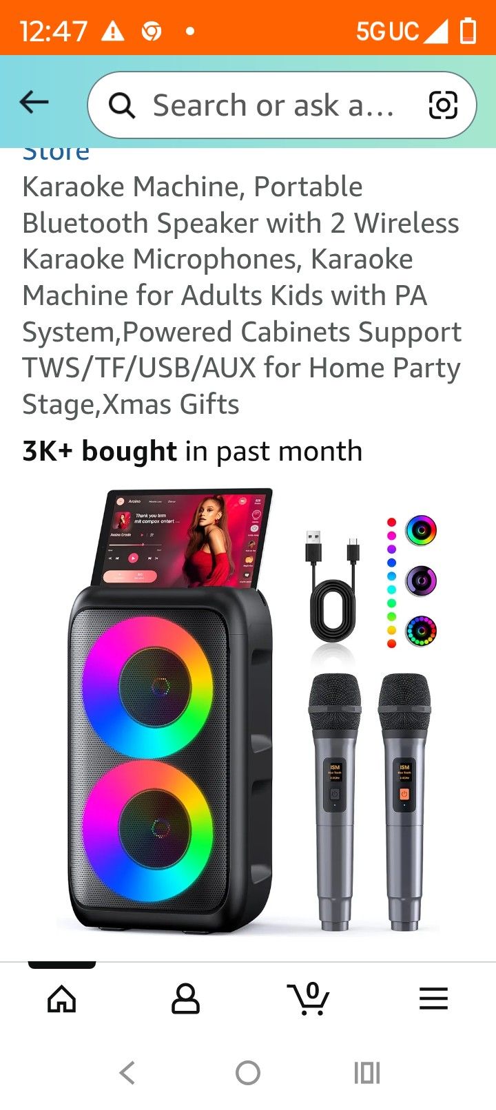 T-08 Karaoke Multifunctional Speaker New