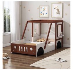 Toddler Car Floor Bed 