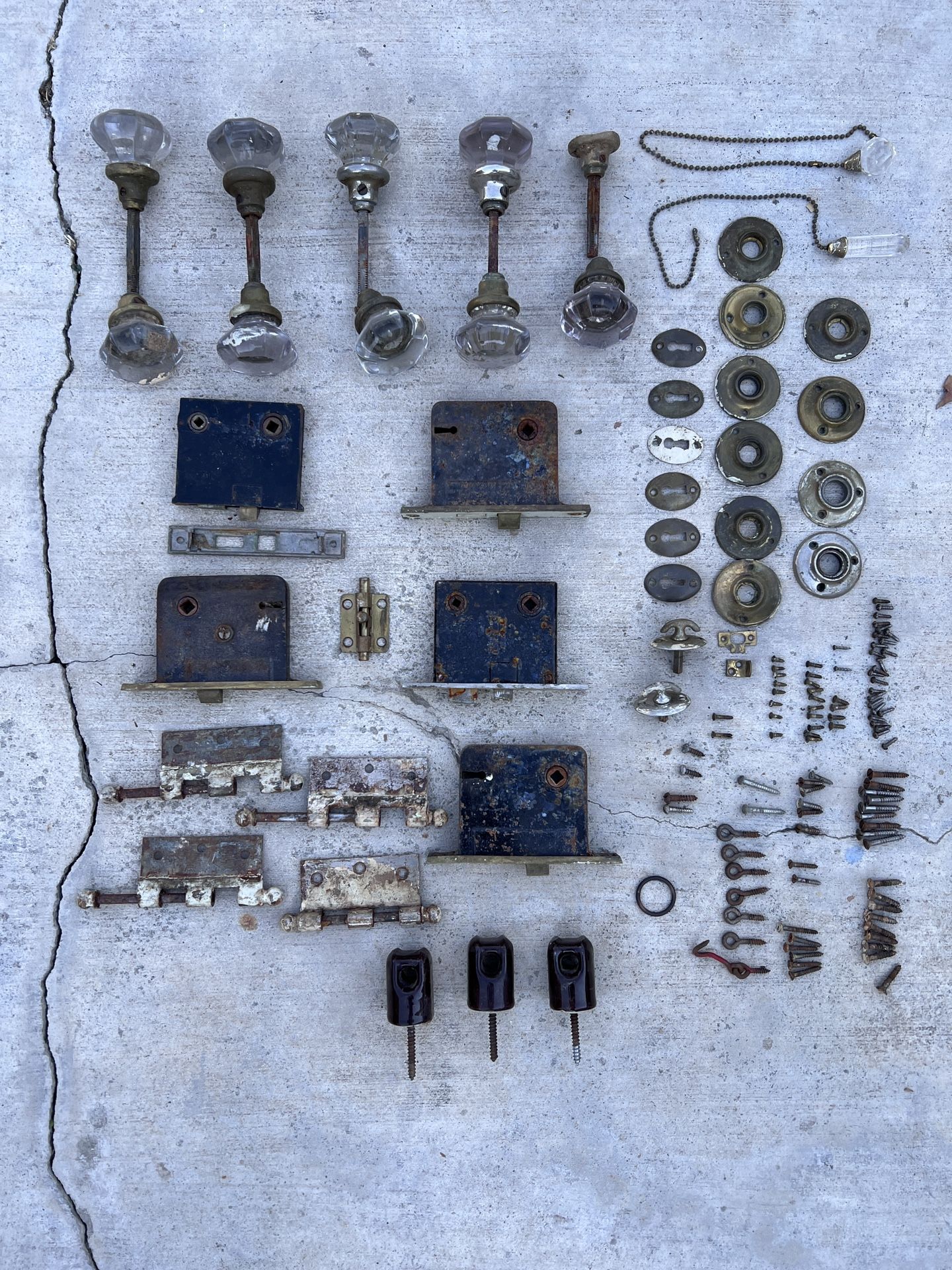Victorian Door Hardware And Crystal Glass Door Knobs