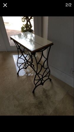 Table, stand, sewing machine stand, etc