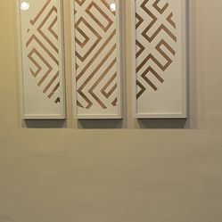 Three Panel Framed Art Photo 