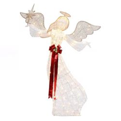 LuxenHome 5.9ft White Thread Angel