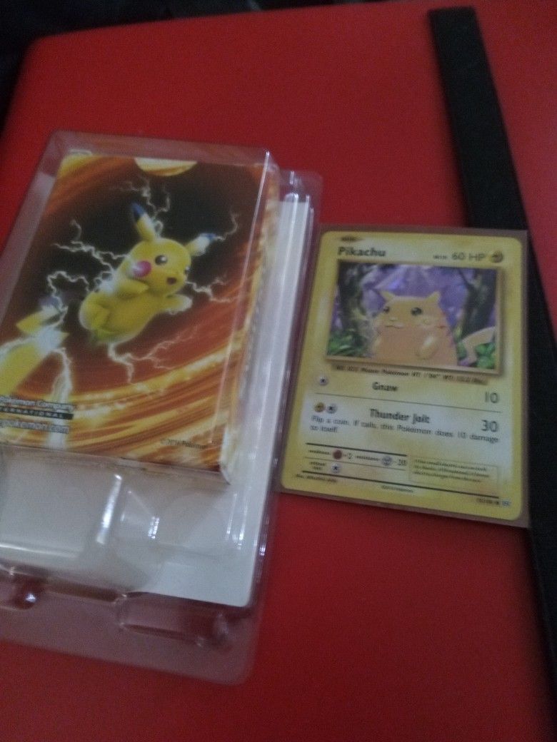 Original Pokemon Cards Pikachu Evolutions Deck
