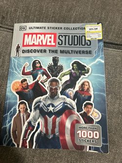 Marvel sticker book