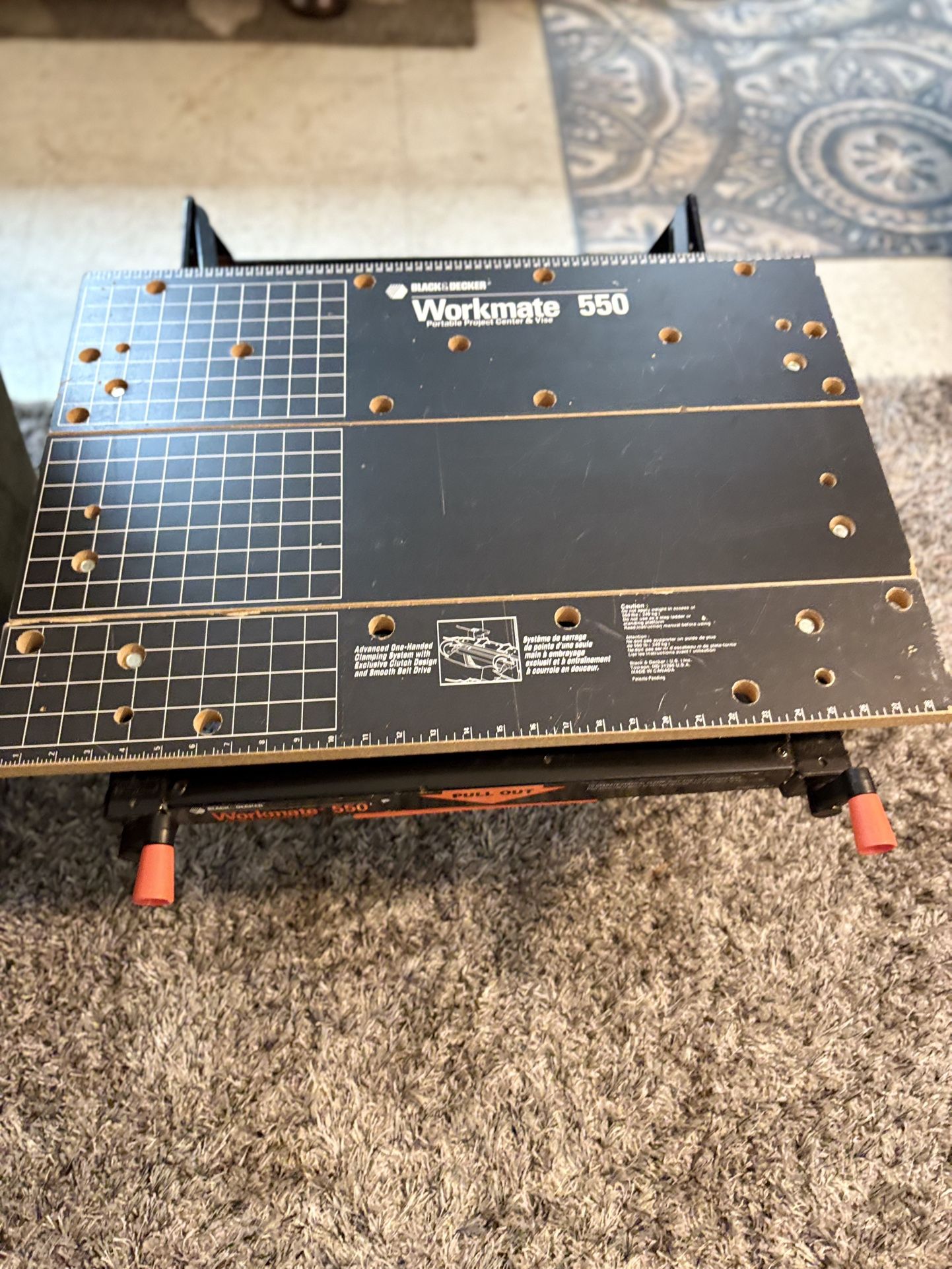 Black & Decker Workmate 550 Portable Project Center And Vice