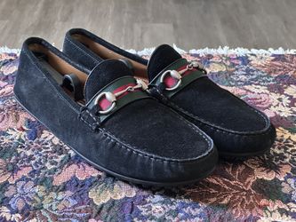 Size 9G - Gucci  Horsebit Moccasin driving loafers Leather Black s-l400.jpg main image 4