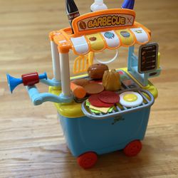 BBQ food truck with horn for kids