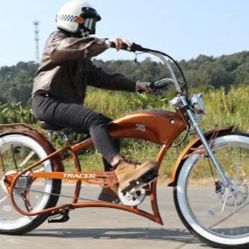 Lowest Price - Tracer Twenty5 GT 800W Stretch Cruiser Beach Chopper E-bike Adult 