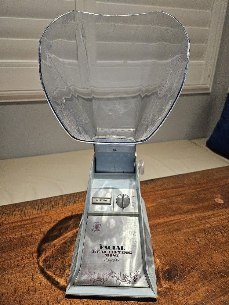 💙 1960s Blue Lady Schick “The Facial” with Beautifying Mist – Working Vintage Beauty Device 💙