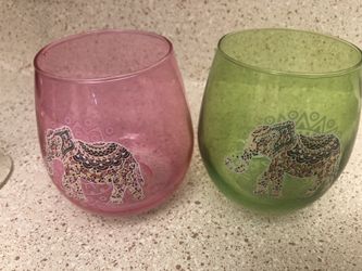 Elephant Wine Glasses