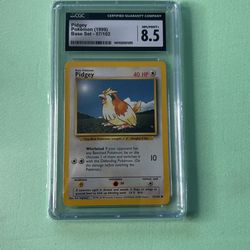Pokemon Pidgey 1999 Base Set CGC 8.5