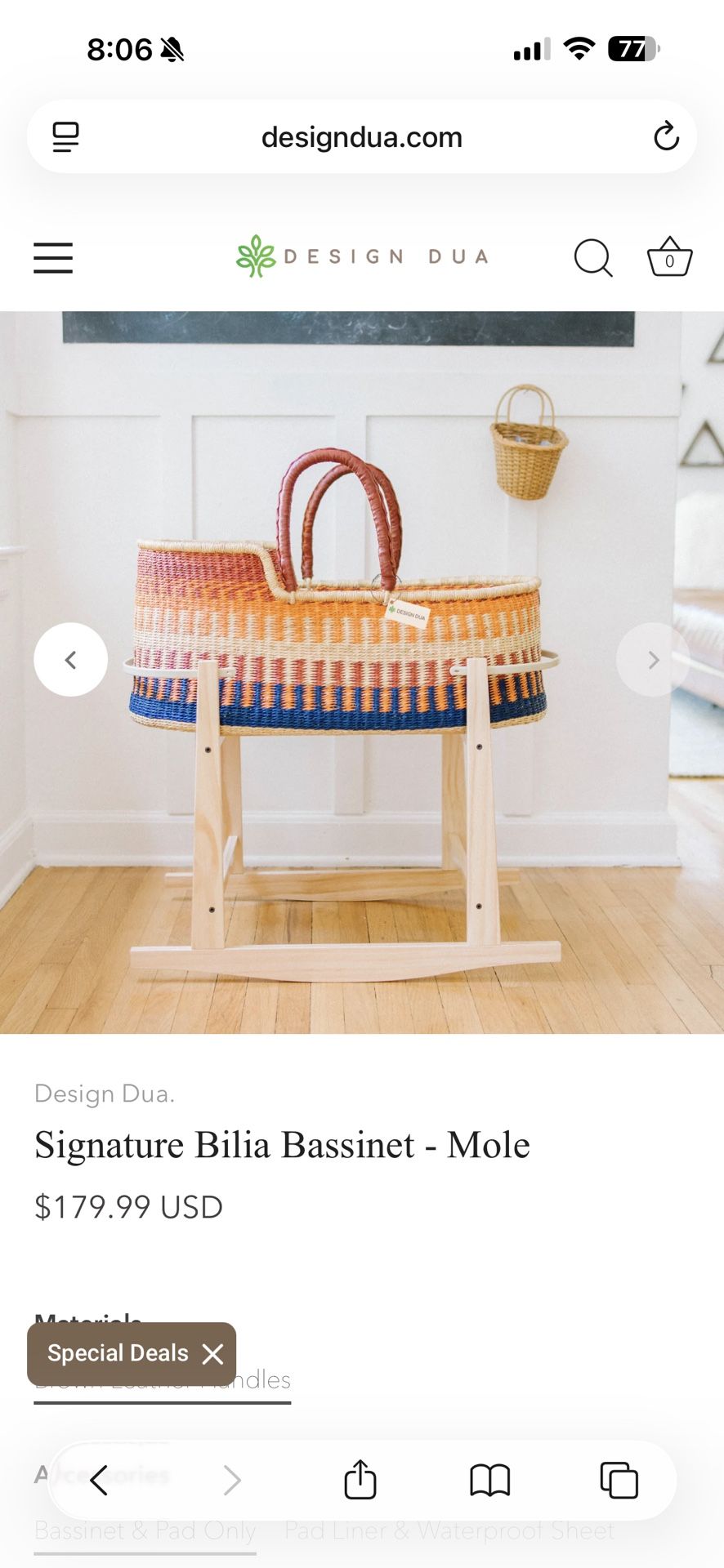 Design Dua Bassinet And Stand