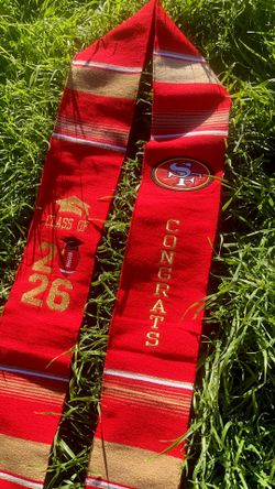 San Francisco 49ers Graduation Stole 