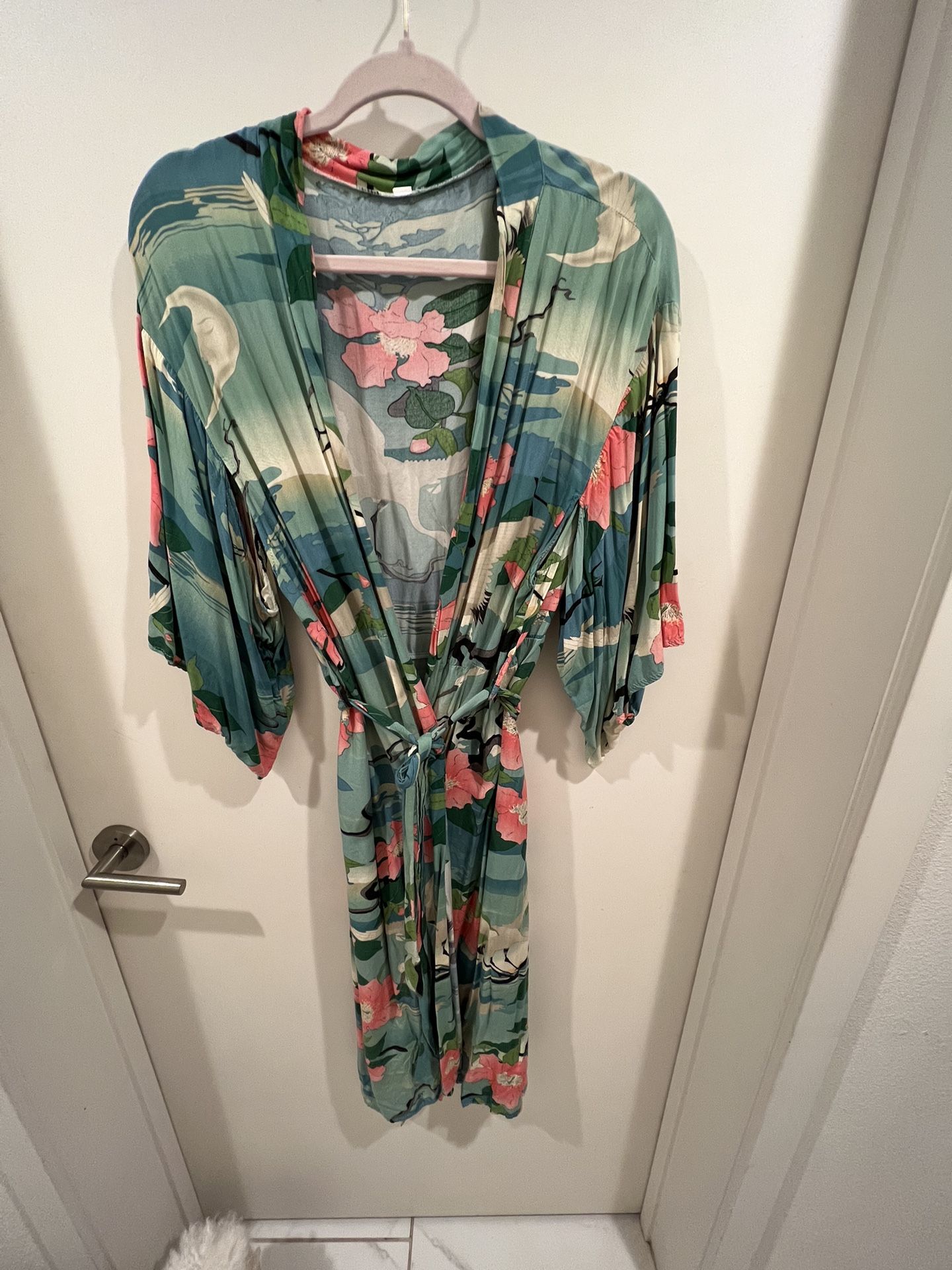 Cotton Kimono Duster - Bikini Cover Up