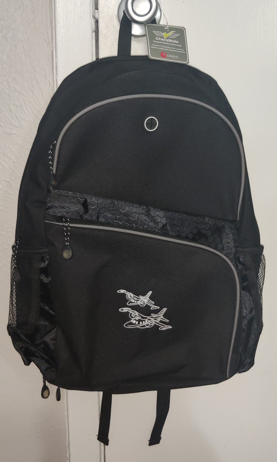 Leeds Checkmate Computer Friendly Multi Compartmented Backpack New