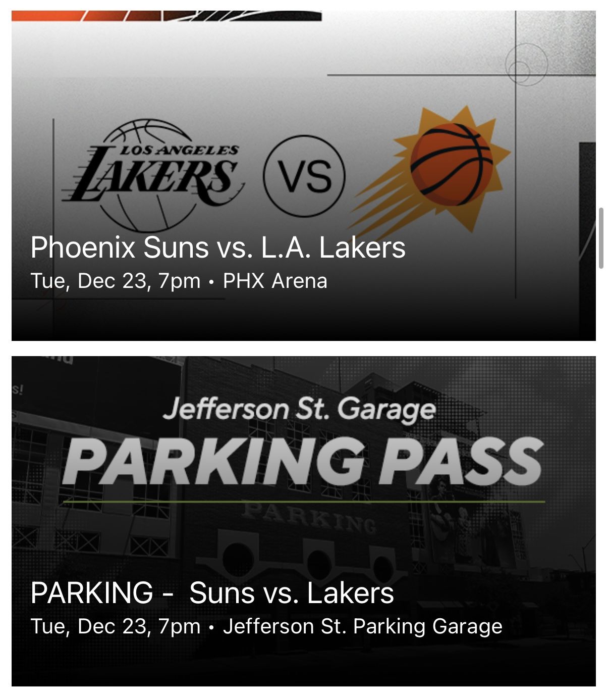 Phoenix Suns Vs LA Lakers