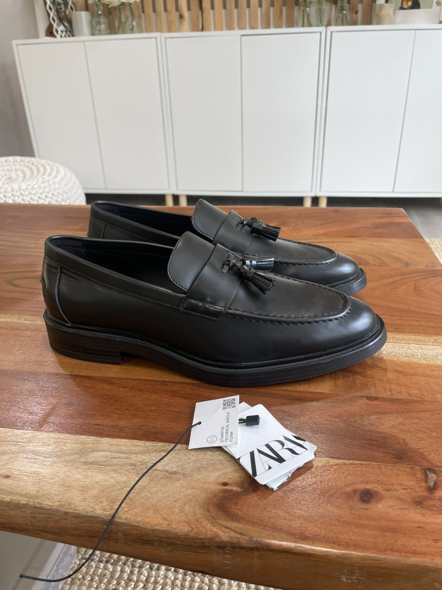 Men’s Zara Black Dress Tassel Loafers
