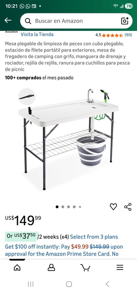 Mesa Para Limpiar Pescados