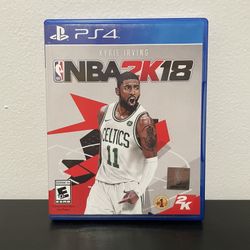 NBA 2K18 PS4 Sony Playstation 4 CIB Basketball Video Game Kyrie Irving