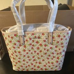 NWT Michael Kors Carter large tote bag, Vanilla 