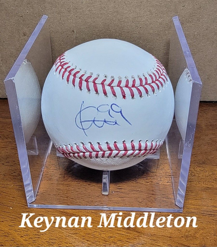 Keynan Middleton Autograph Baseball Angels Memorabilia