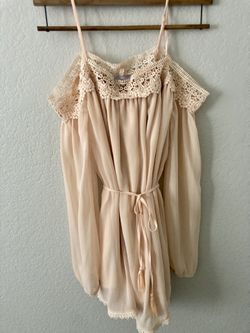 Off Shoulder Flowing Dress