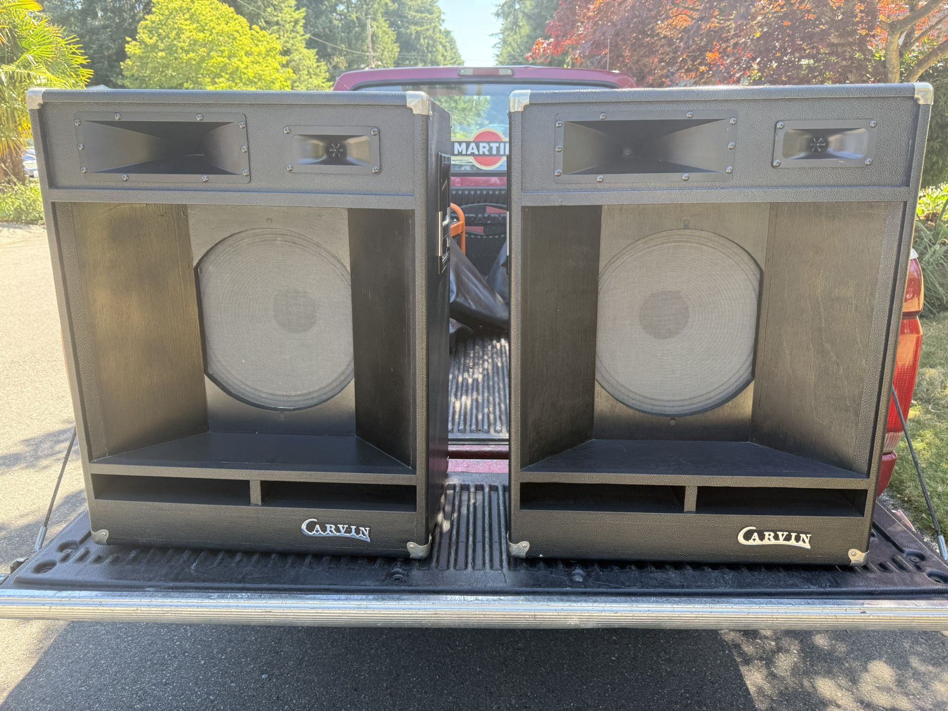 Nice Vintage Carvin XC 800 PA Speakers