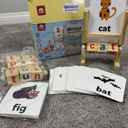 Wooden Reading Blocks/Cards