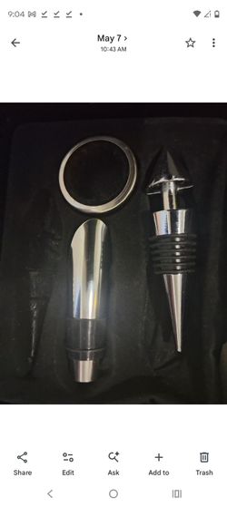 Stainless Steel Wine Bottle Stopper Set