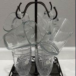 Princess House Tazas y Vasos con su Portataza