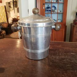 Vintage MCM Aluminum Ice Bucket