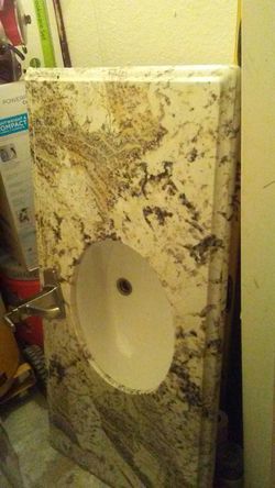 Granite vanity top