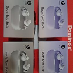 NEW $40 Each Set Firm Price  Sorry New Beats Earbuds  purple ones and Grey ones