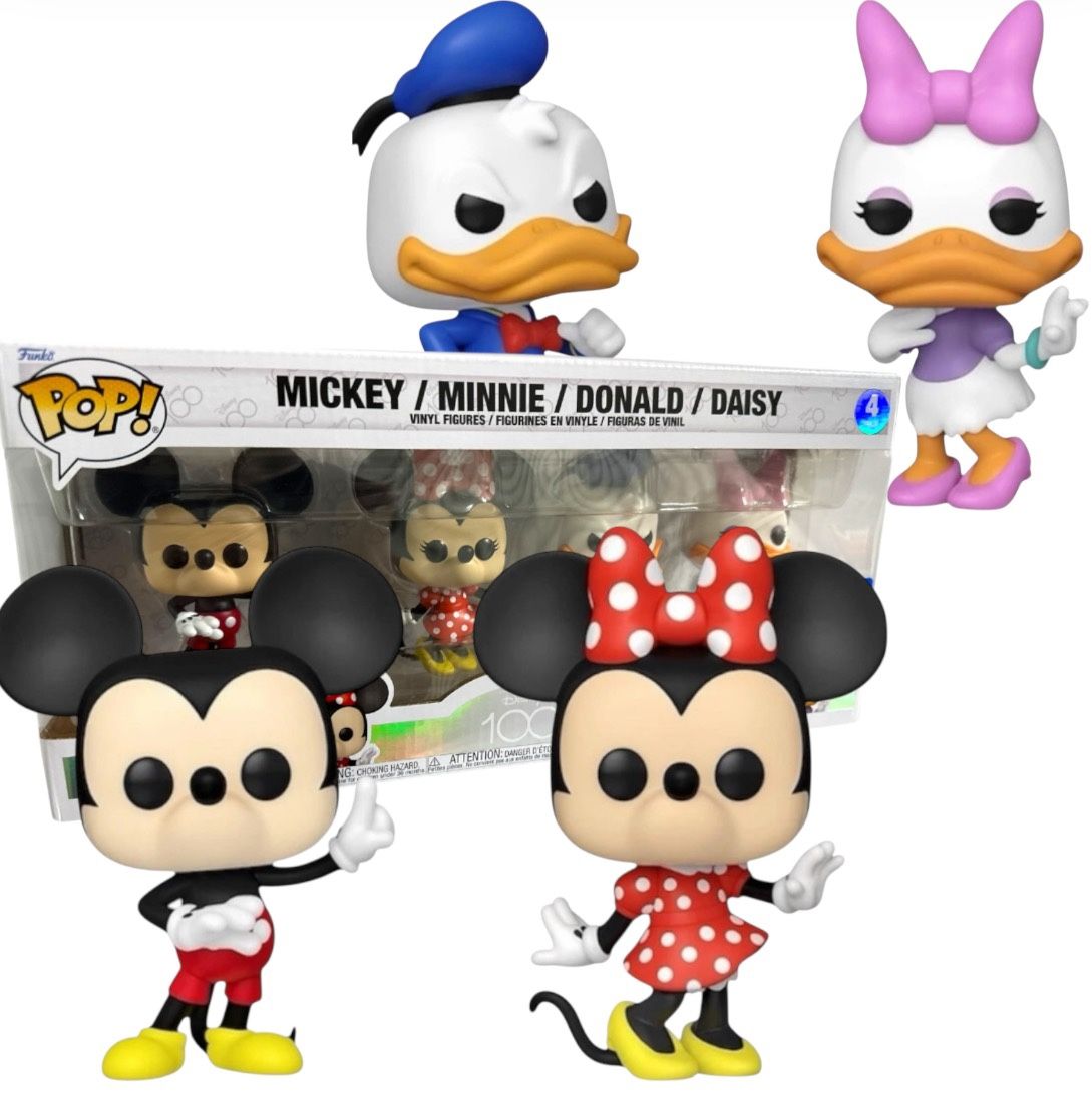 Funko Pop! Vinyl: Disney - Mickey & Friends 4 Pack - Collectible