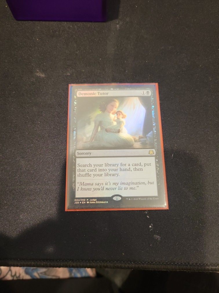 Demonic Tutor Judge Promo