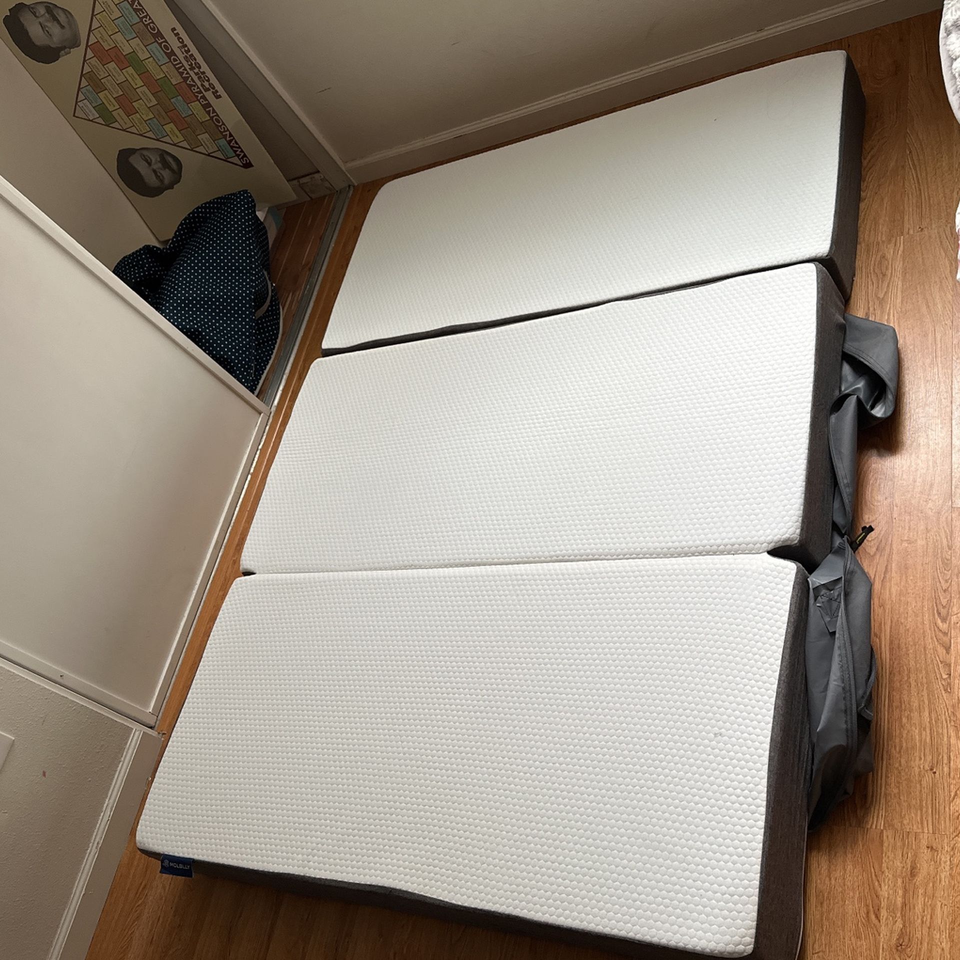 Molblly Folding Mattress With Carrying Case