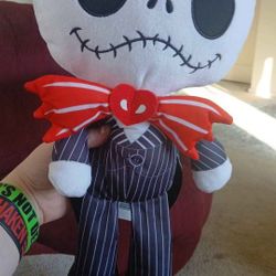 Jack skellington plushie 
