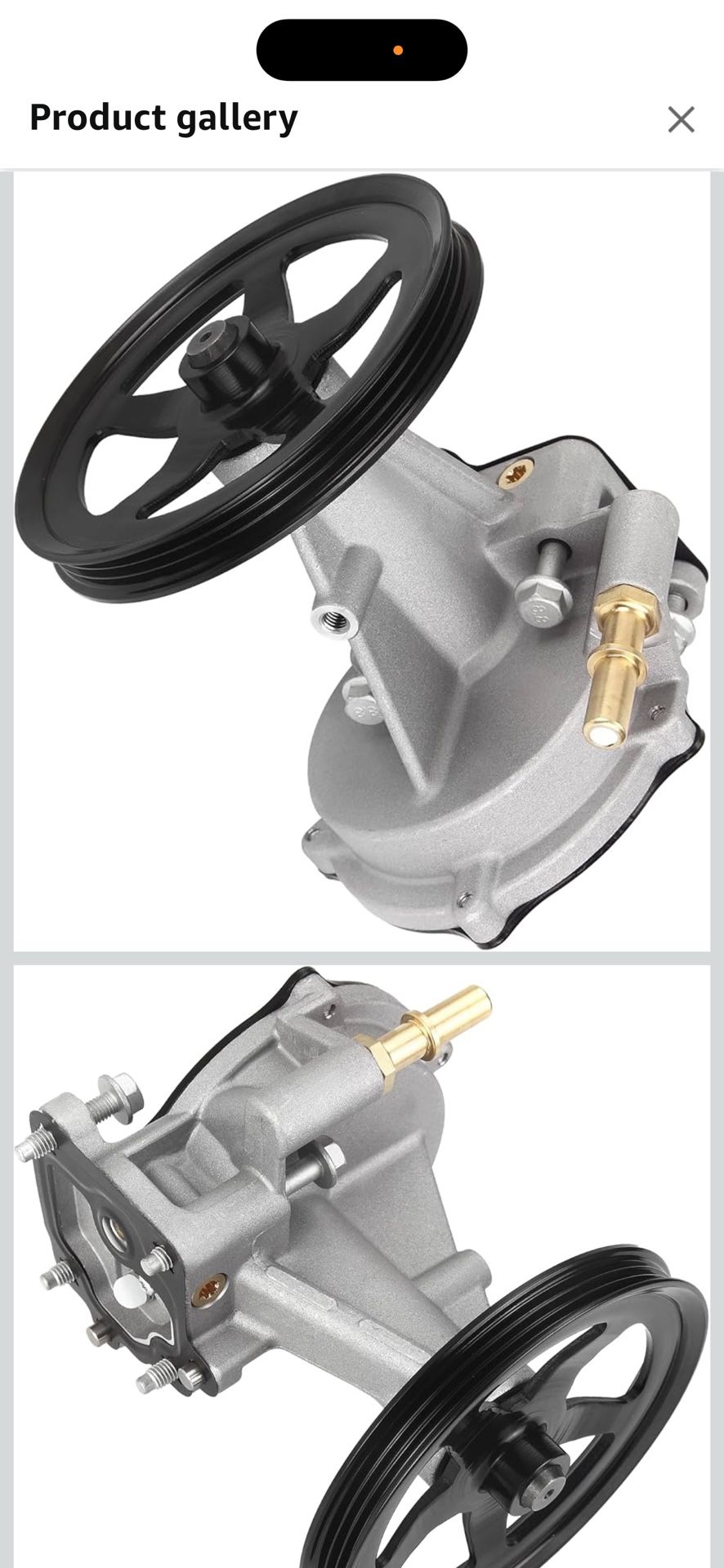 Brake Vacuum Pump for Chevy Silverado 1500 Suburban Tahoe for GMC Sierra 1500 Yukon Yukon XL for Cadillac Escalade ESV V6 4.3L V8 5.3L V8 6.2L 2015–20