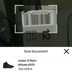 Jordan Retro 13’s Altitude Size12!!!