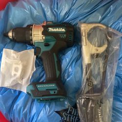 Makita 18V Lithium-Ion Brushless 1/2 In. Cordless Hammer Driver Drill (Tool Only).    🍀🍀 yes I have the handle.