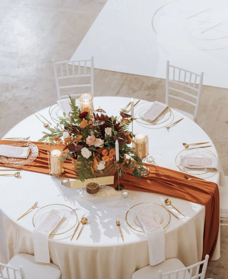 Terracotta Cheesecloth Runner Set Of 20