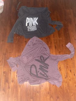 Pink hoodies