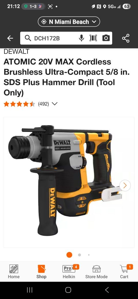 Dewalt Sds Hammer Drill