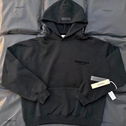 Essentials Fear of God Hoodie - Black - M- Brand New